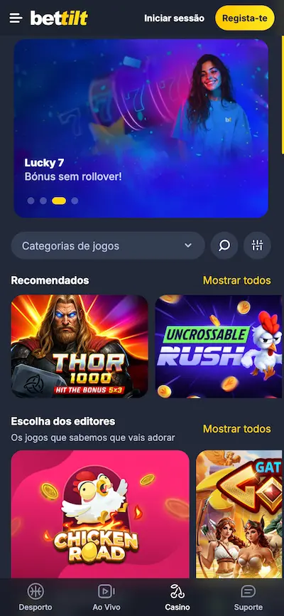 Bettilt mobile screenshot